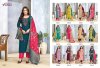 Sarita By Vishnu Vertican Silk Dress Material 
