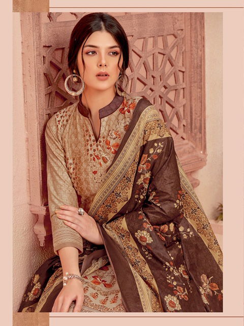 Ganesha Print 23 Latest Designer Printed Cotton Dress Material Collection
