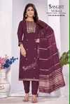 Vedika Vol 2 By Sangeet Roman Silk Kurti With Bottom Dupatta
