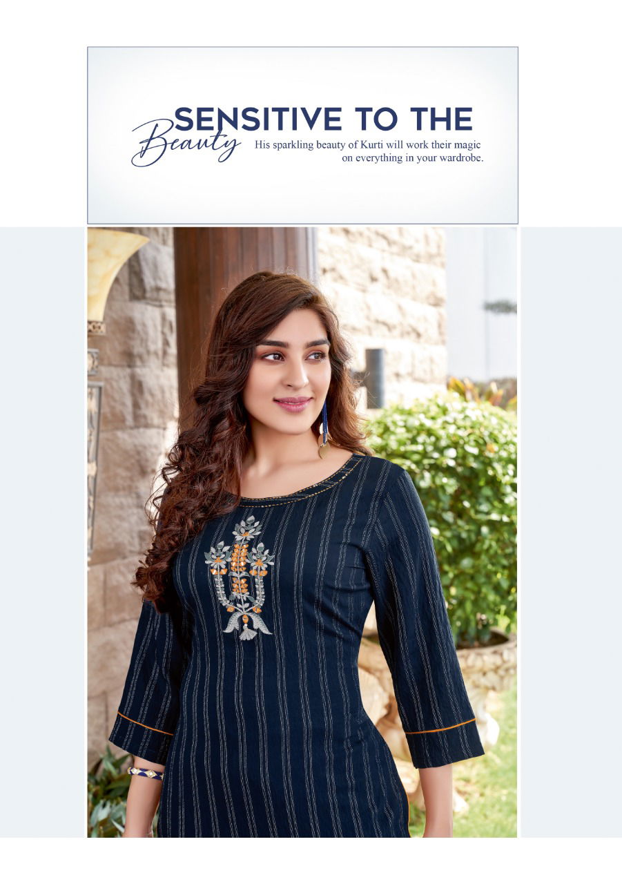 Shalinee Fancy Festive Wear Heavy Designer Pure Cotton Kurti