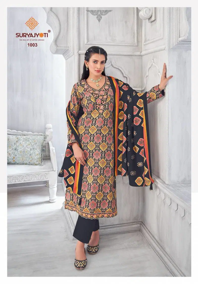 Priyanka Advance Vol 1 By Suryajyoti Modal Printed Dress Material Orders In India