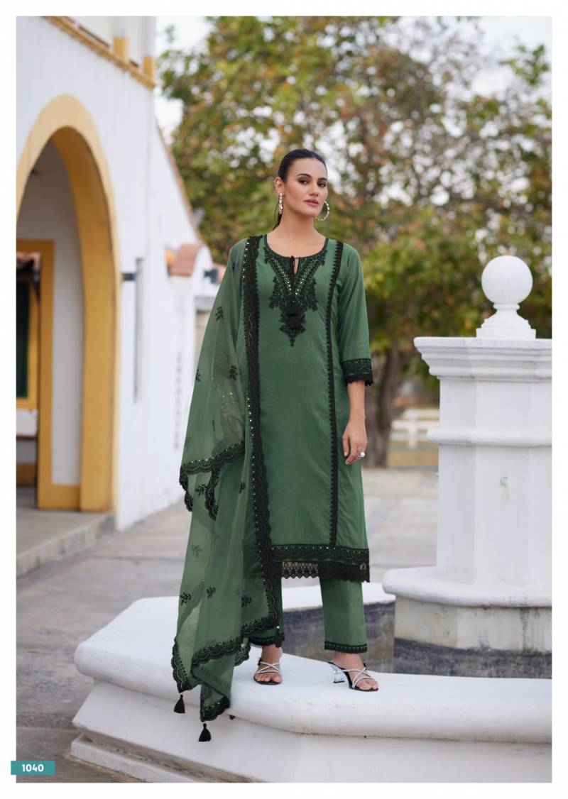 Helia Cotton By Prm Embroidered Fancy Salwar Kameez Exporters In India