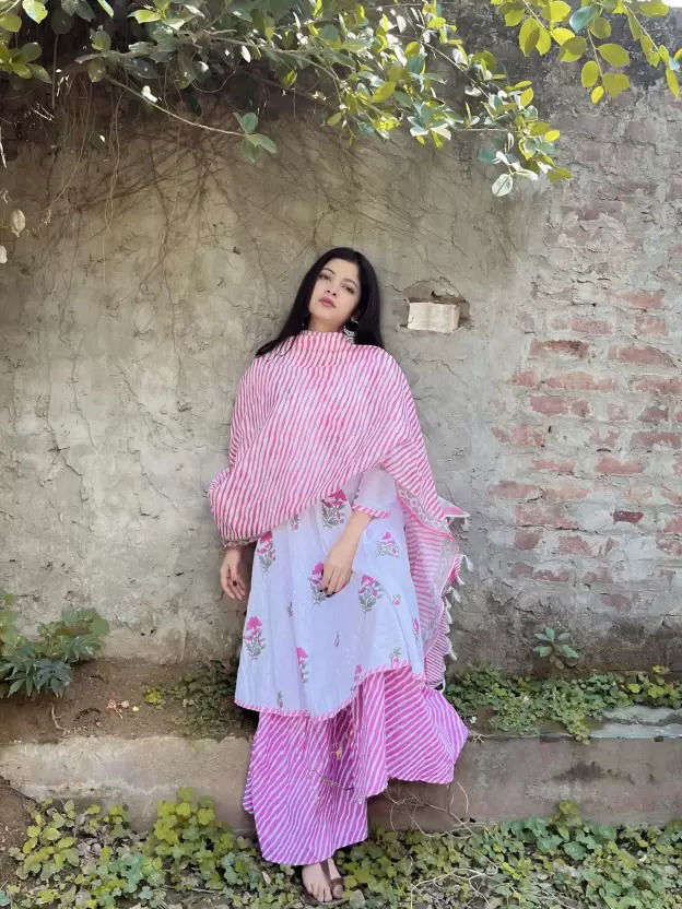 TF 74 Rayon Printed Kurti With Bottom Dupatta Catalog
