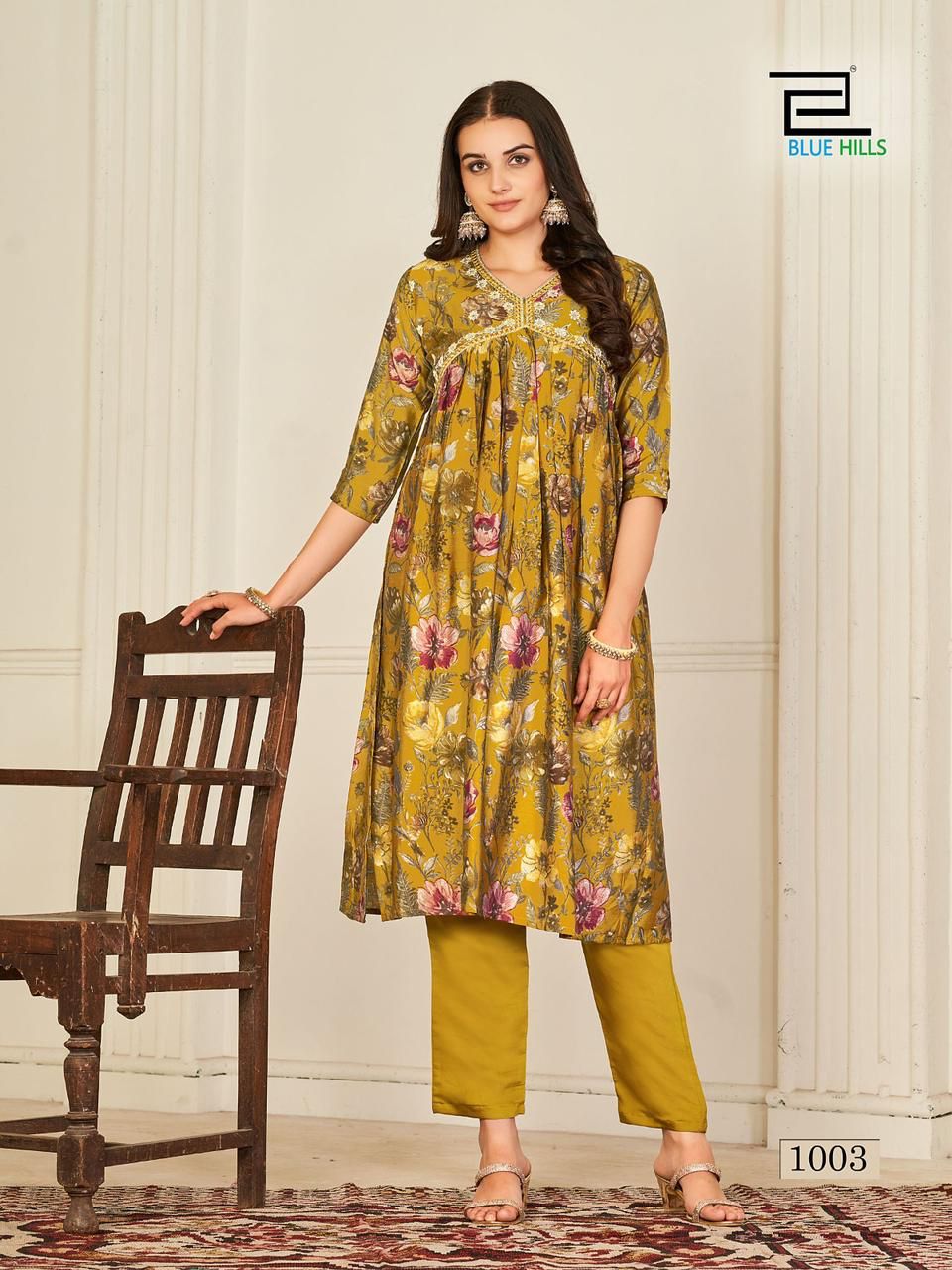 Blue Hills Suhana Alia Cut Kurti With Bottom Catalog
