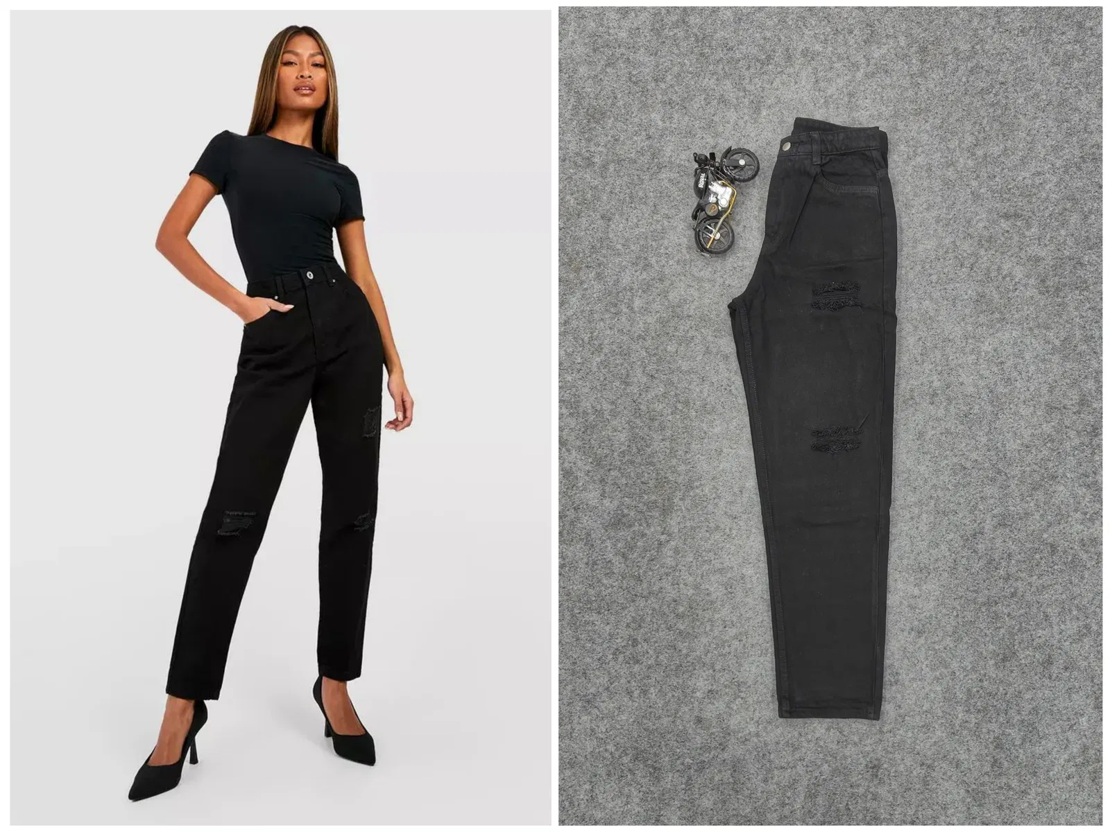 Vivda Western Funky Mom Fit Wholesale Jeans in India
 