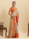 Maahi 206 Kanjivaram Silk Zari Worked Premium Saree Wholesale Clothing Suppliers In India
