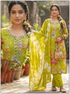 Naisha K 724 Vertican Discharge Print Kurti With Bottom Dupatta Wholesale Online