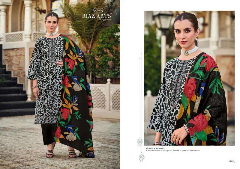 Riaz Arts Summer Star Lawn Digital Printed Dress Material Bulk Orders In India