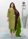 Rangrez Vol 1 By Deeptex Cotton Kurti Bottom With Dupatta Catalog