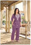 Vama Vol 5 By Ossm Viscos Vetican Silk Embroidery Bulk Co Ord Set Orders In India
