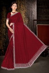Ronisha 20 Checks Lycra Satin Silk Wholesale Party Wear Saree In India