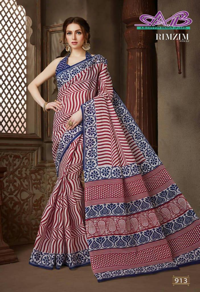 Ab Rim Zim Latest Regular Wear Cotton weaving Designer Printed Sarees Collection