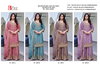 Bilqis B 265 A To D Chinon Embroidery Sharara Suits Wholesale Price In Surat

