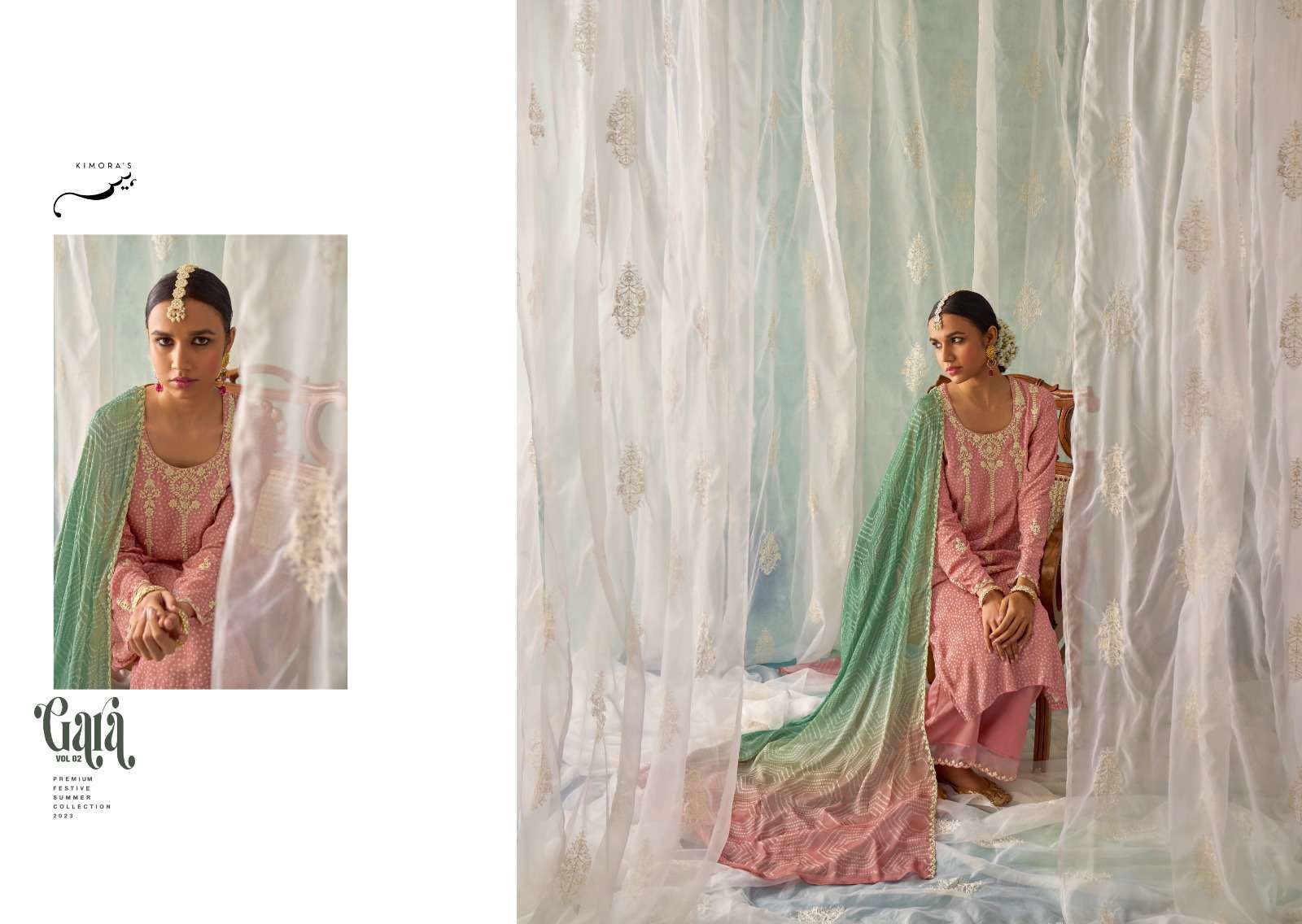 Heer By Kimora Gara 2 Digital Printed Suits Catalog