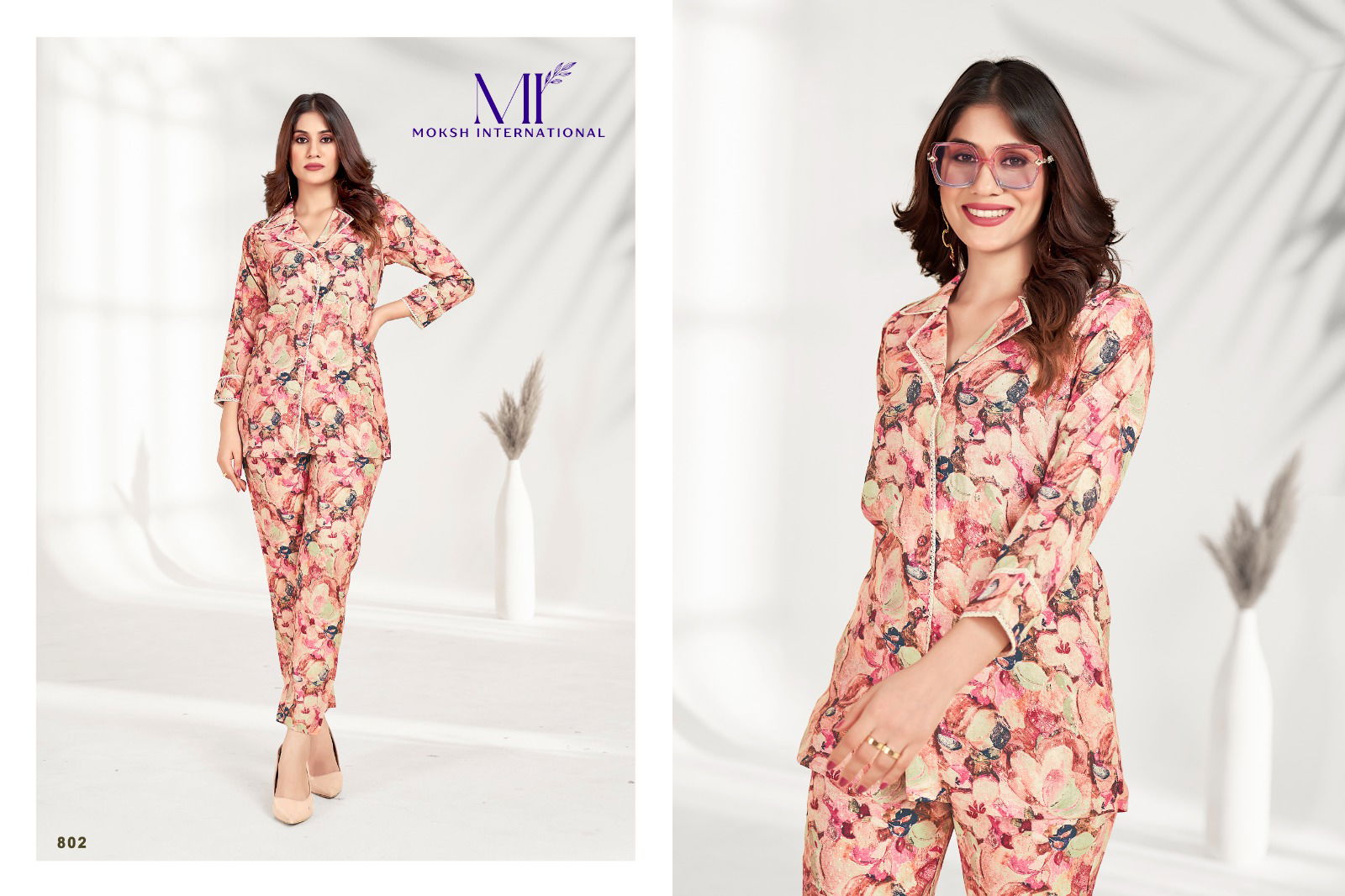 Milky Vol 1 By Moksh Printed Cord Set Western Catalog