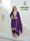 Sunheri By Afsana Chinon Embroidered Salwar Suit Wholesale Suppliers In Mumbai