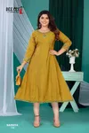 Radhya Vol 2 By Deecee Roman Silk Long Flared Stylish Kurtis Wholesalers In Delhi
