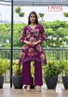 Lifestyle Vol 3 By Ossm Vetican Silk Kurti With Bottom Exporters In India