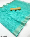 Rajyog Sanjoli Handloom Cotton Silk Embroidery Saree Wholesalers In Surat