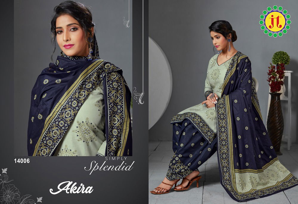JT Akira Latest Pure Cotton Printed Daily Wear Dress Material Collection 