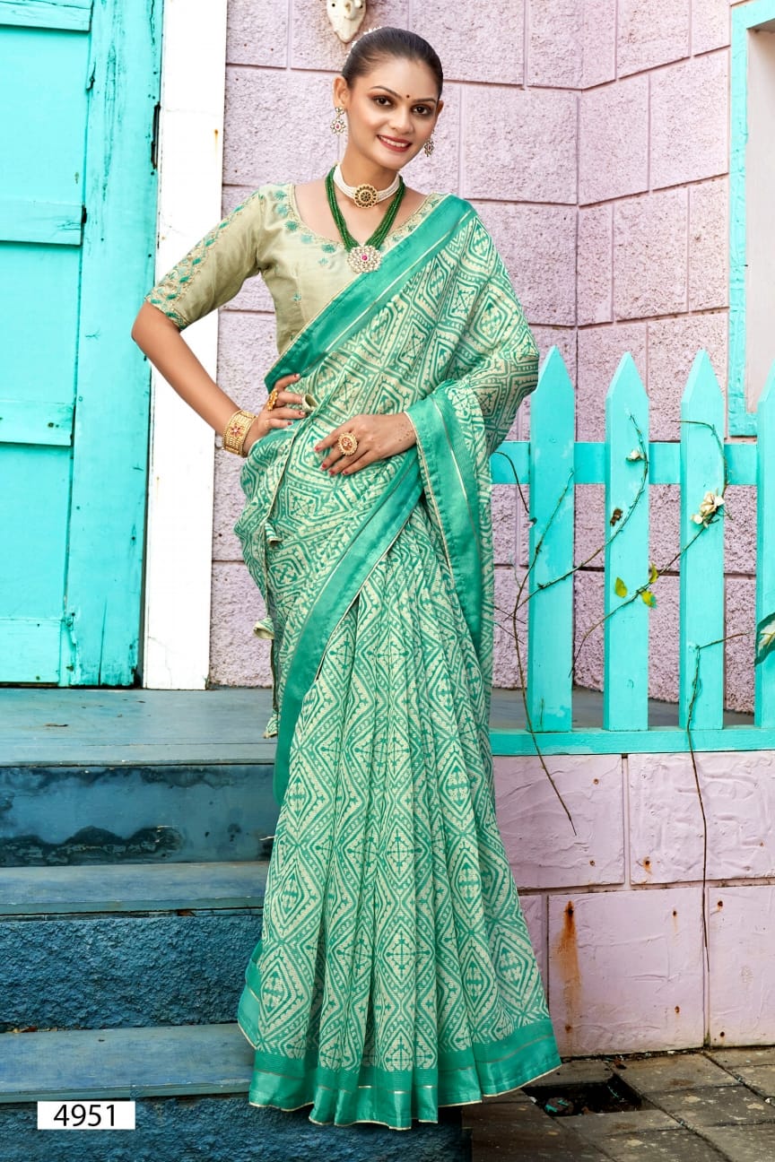 Vinamra By 5D Designer Cotton Printed Sarees Catalog
