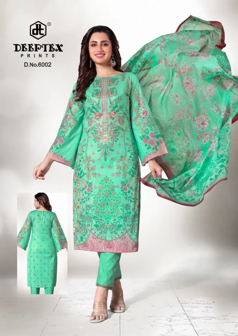 Roohi Zara Vol 6 By Deeptex Cotton Dress Material Wholesale Price In Surat