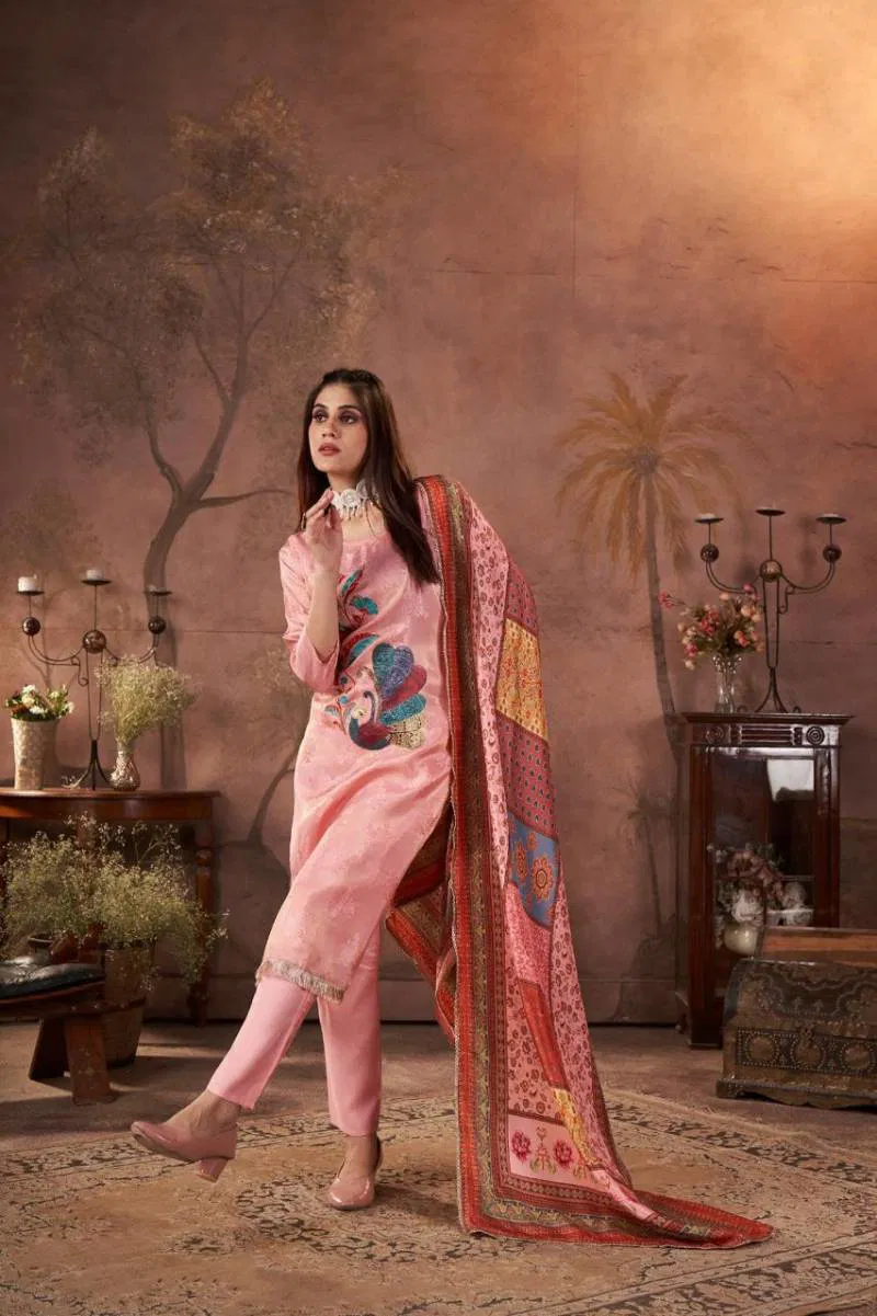Tanyaa P 395 Maslin Printed Readymade Suits Wholesale In India