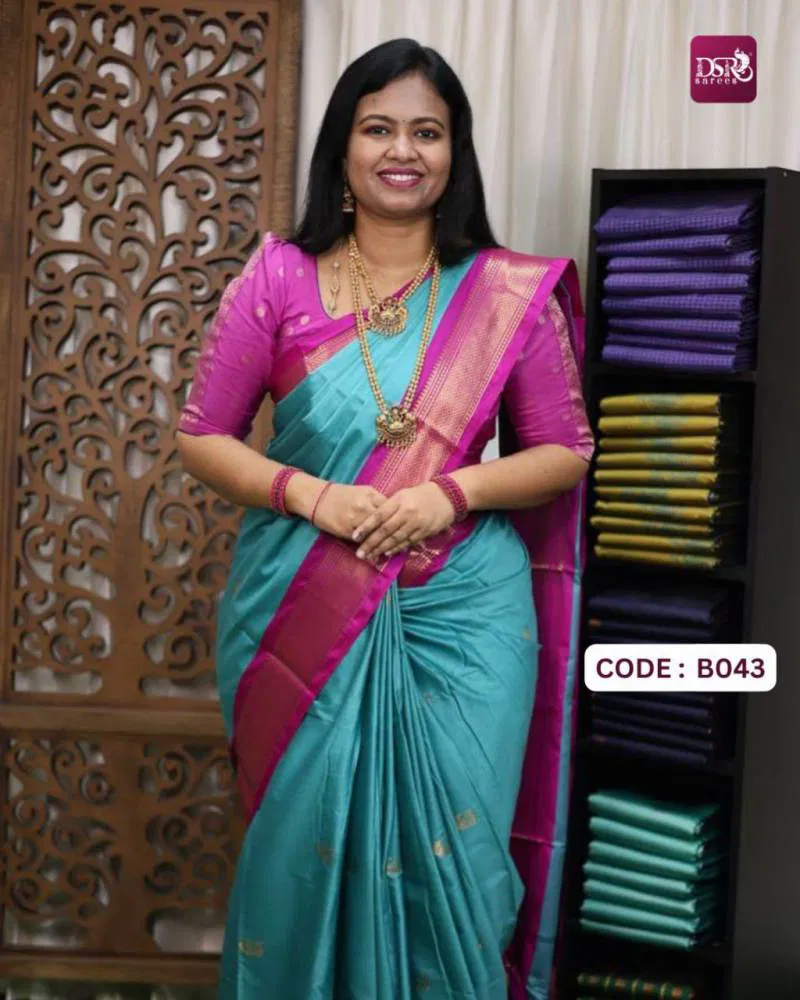 Aab Cotton Paithani 03 Mercerised Soft Silk Fancy Saree Wholesale Clothing Distributors In India