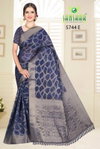 Megha 5744 By Sanskar Cotton Jacquard Weaving Pattern Saree Wholesalers In Delhi