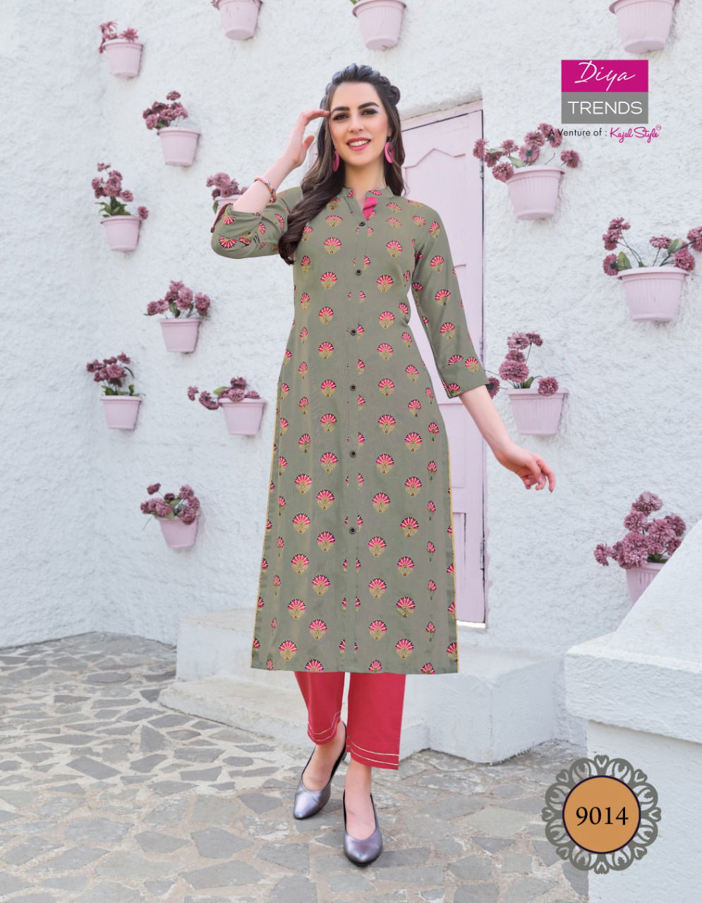 Gardencity 9 Latest Fancy Ethnic Wear Printed Designer Rayon Kurti Collection
