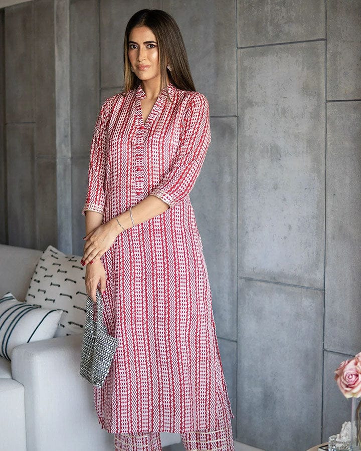 Podar Printed Pure Cotton Kurtis With Bottom Catalog