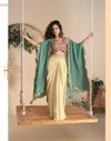 Wonaya By Sayuri Designer Chinon Silk Embroidery Indo Western Exporters In India
