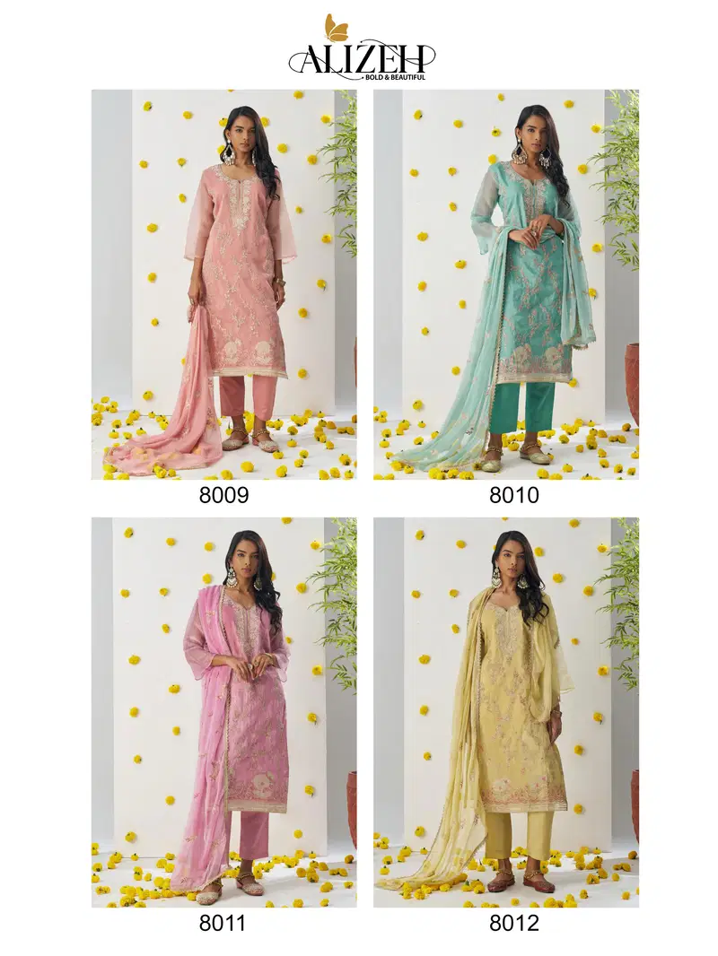 Raag By Alizeh Fancy Crush Designer Kurti With Bottom Dupatta Orders In India