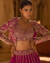 Kamini By Sayuri Georgette Indo Western Lehenga Choli Suppliers In India
