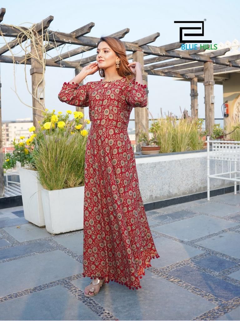 Blue Hills Magic Moments Anarkali Long Kurti Collection