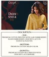 Daira 5014 By Ganga Cotton Printed Designer Salwar Suits
