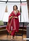 Saanchi By Ossm Viscos Roman Silk Surat Kurti With Bottom Dupatta Wholesale Market