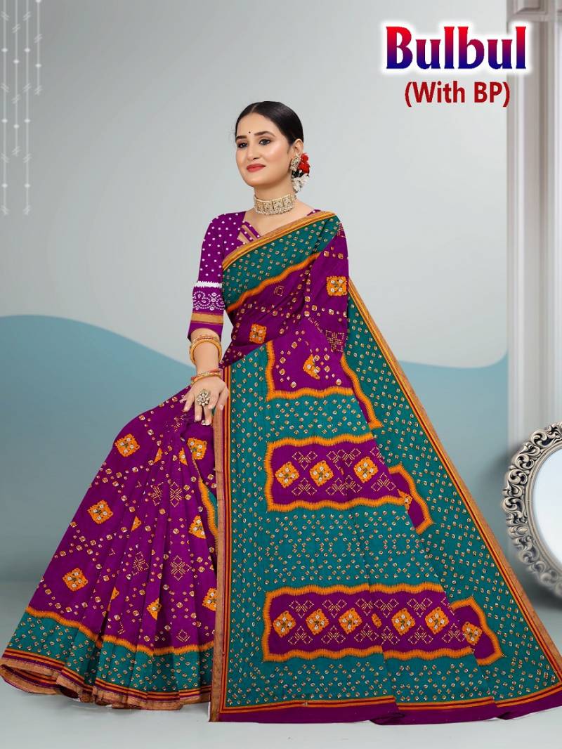 Bulbul 1 Festive Wear Cotton Printed Saree Online Wholesale