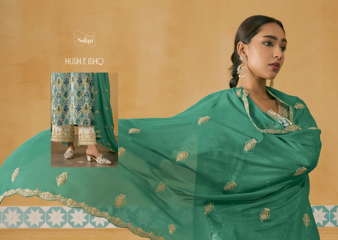 Husn E Ishq By Kimora Velvet Embroidery Salwar Kameez Catalog