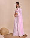 DZ 2236 Light Pink Embroidery Georgette Party Wear Lehenga Choli Wholesale Price In Surat