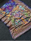 Tew Vol 3 Roman Silk With Ajarakh Printed Saree