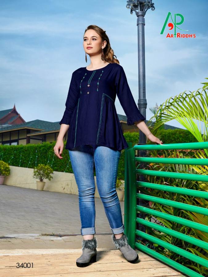 AR Shrusti Latest Designer Party Wear Stylish Ladies Tops Collection 