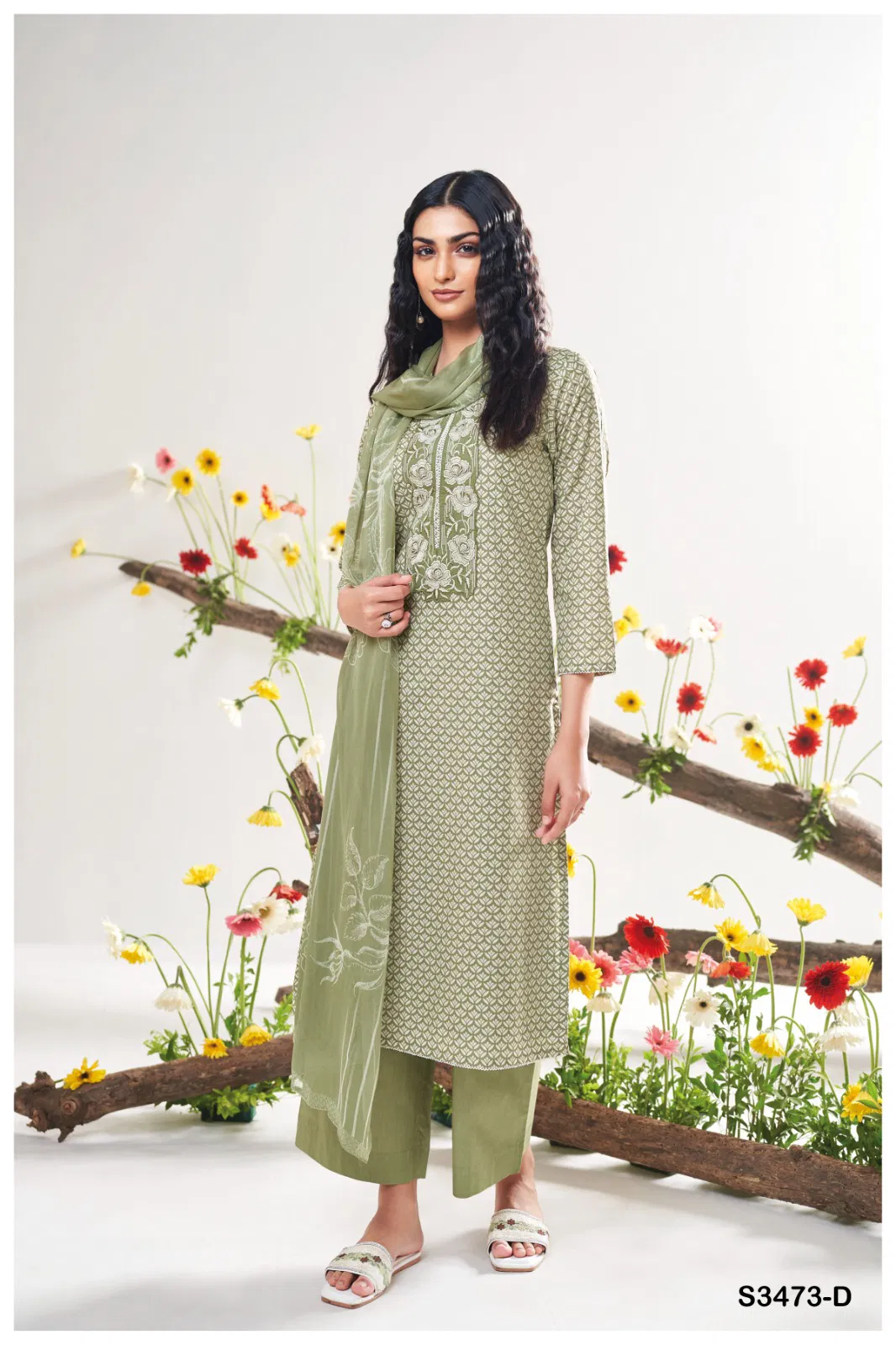 Gurnoor 3473 By Ganga Cotton Printed Wholesale Designer Salwar Suit In India