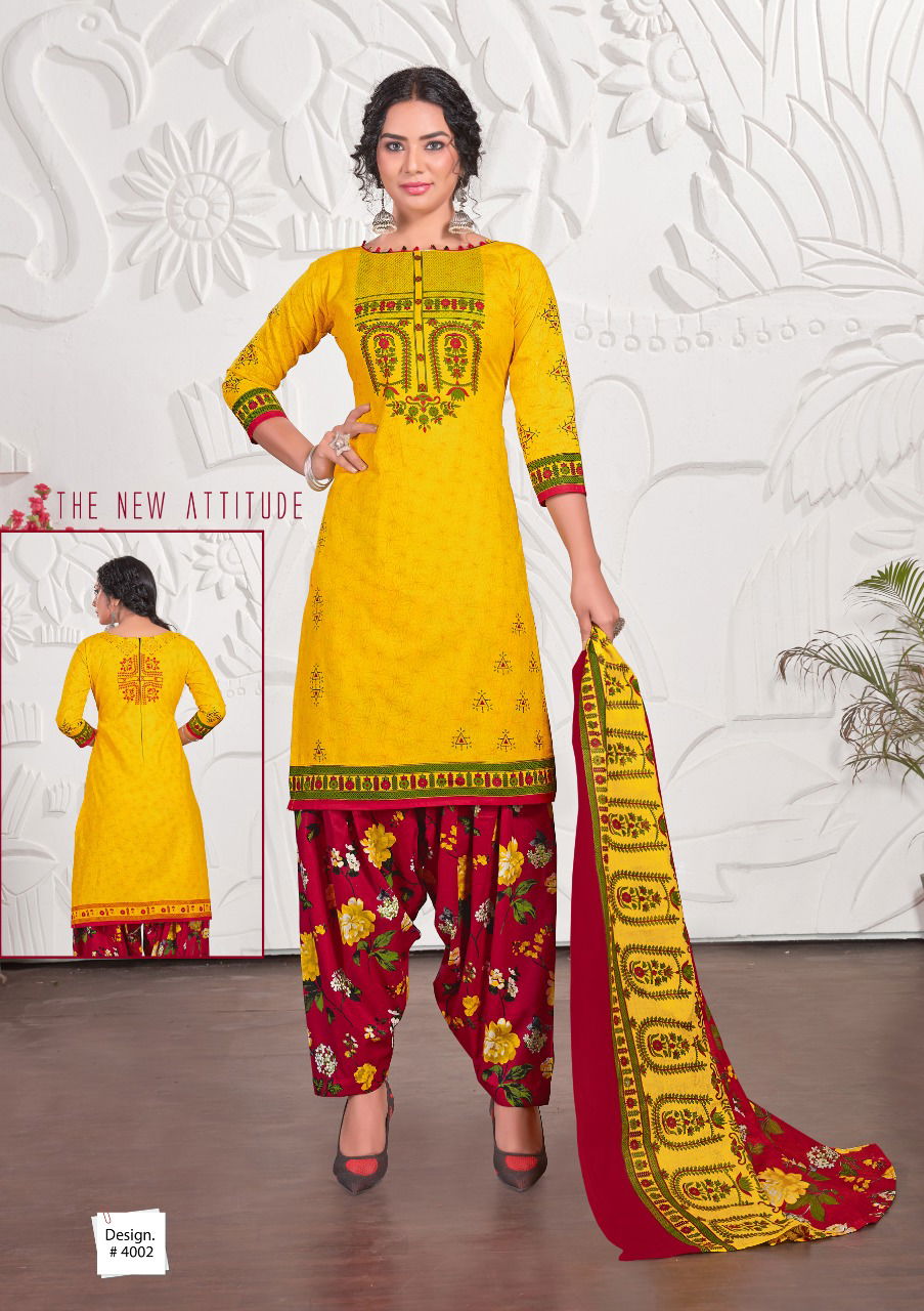 Mishri Magic Patiyala 4 Latest fancy Casual Wear Printed Pure Cotton Dress Material Collection
