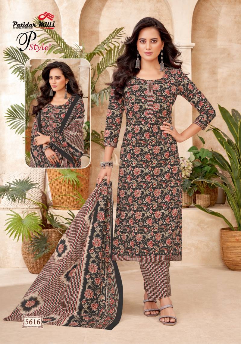 Patidar P Style Vol 56 Cotton Printed Dress Material Wholesale Market In Surat With Price