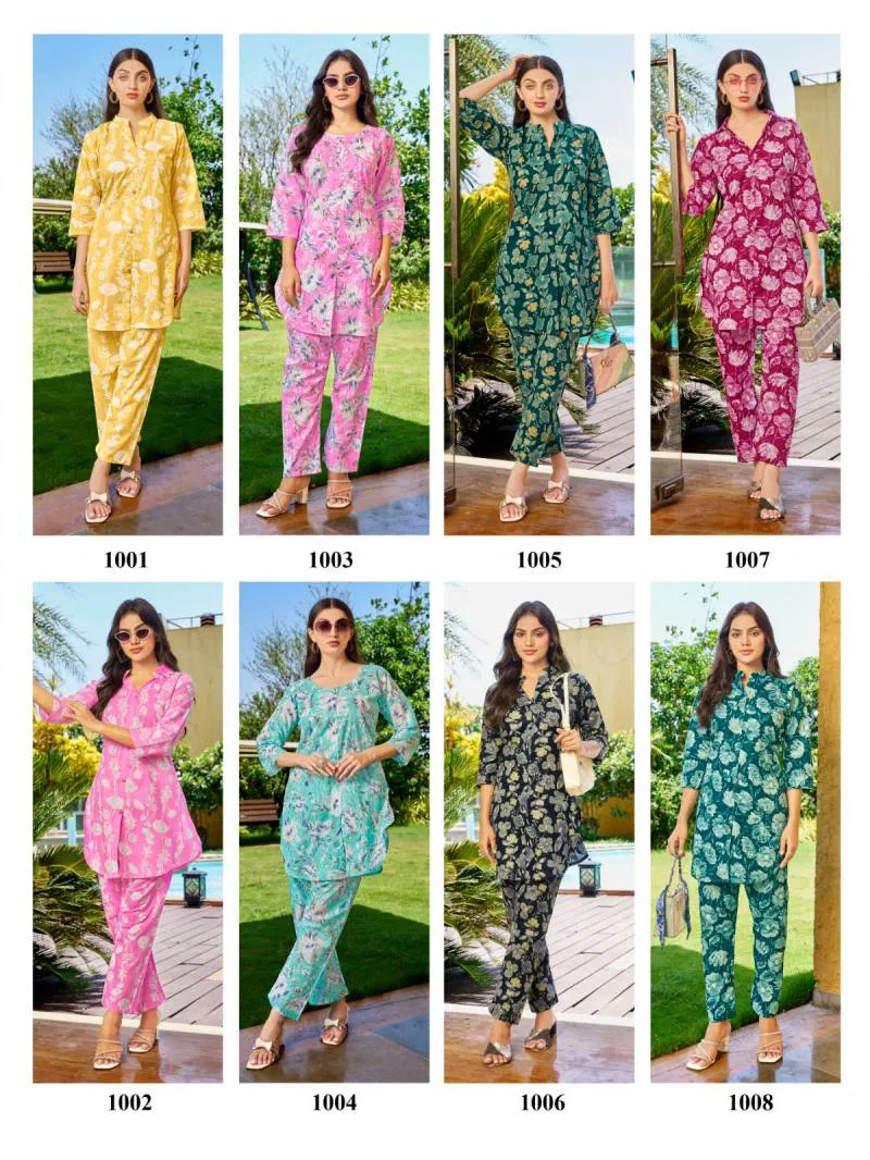 Cottan Beats Vol 2 By Sankheswer Cotton Printed Co Ord Set Best Wholesale Shop In Surat