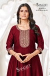 Sofia By Sangeet ichitra Blooming Silk Wholesale Anarkali Kurtis In India