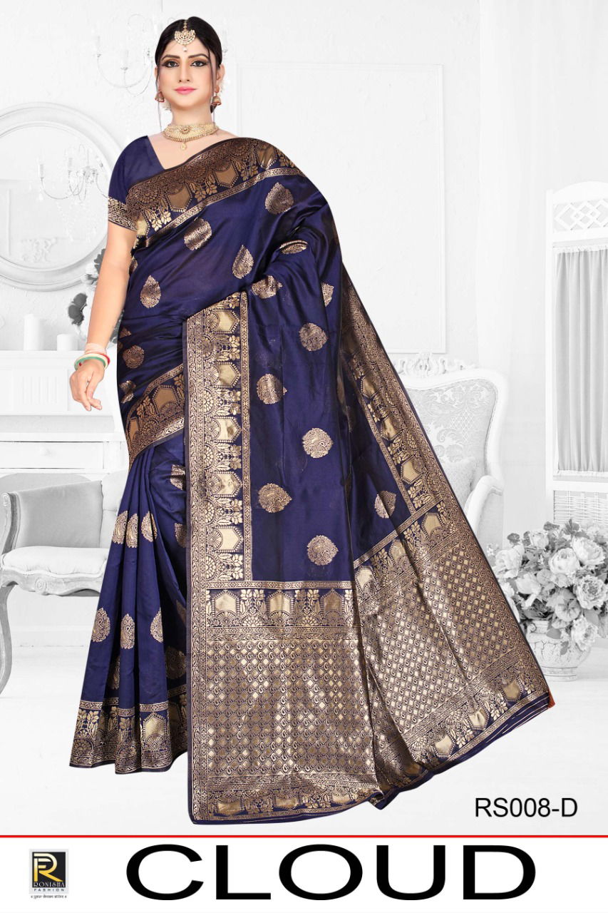 Ronisha Cloud 2 Fancy Festive Wear Silk Designer Saree Collection
