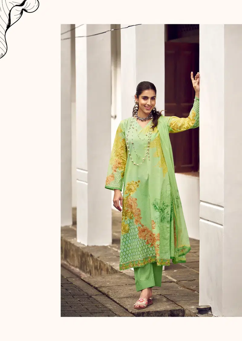 Funflora By Prm Lawn Cotton Printed Dress Material Wholesale Shop In Surat