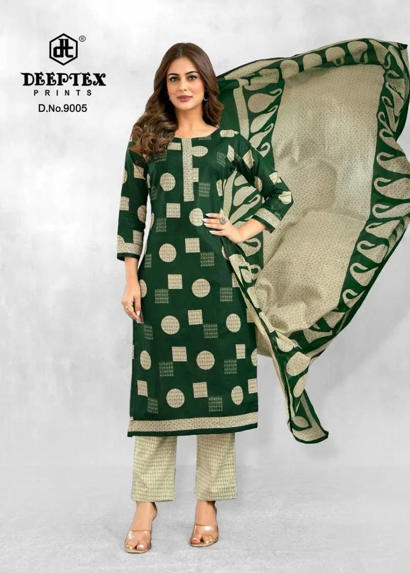 Aaliza Vol 9 By Deeptex Cotton Printed Fancy Dress Material Suppliers In India
